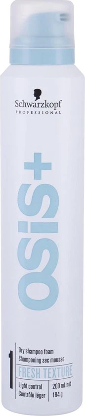 Begroting ???? Schwarzkopf Professional Schwarzkopf Osis Fresh Texture - Dry Shampoo Foam 200ml - Droogshampoo Vrouwen - Voor Normaal Haar ???? 4 Begroting ???? Schwarzkopf Professional Schwarzkopf Osis Fresh Texture - Dry Shampoo Foam 200ml - Droogshampoo Vrouwen - Voor Normaal Haar ???? - Afbeelding 4