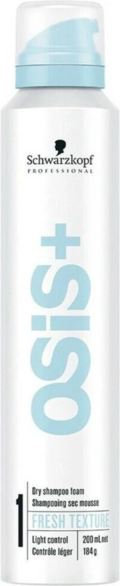 Begroting ???? Schwarzkopf Professional Schwarzkopf Osis Fresh Texture - Dry Shampoo Foam 200ml - Droogshampoo Vrouwen - Voor Normaal Haar ???? 2 Begroting ???? Schwarzkopf Professional Schwarzkopf Osis Fresh Texture - Dry Shampoo Foam 200ml - Droogshampoo Vrouwen - Voor Normaal Haar ???? - Afbeelding 2