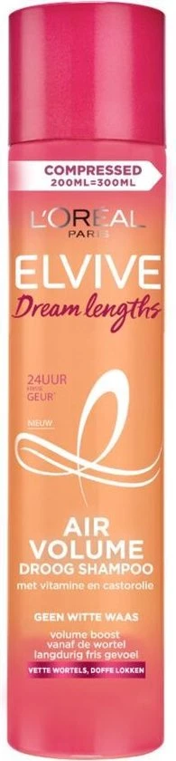 Uitgang ???? L’Oréal Paris L'Oréal Elvive Dream Lengths Dry Shampoo - 6 X 200 Ml ✨ 1 Uitgang ???? L’Oréal Paris L'Oréal Elvive Dream Lengths Dry Shampoo - 6 X 200 Ml ✨