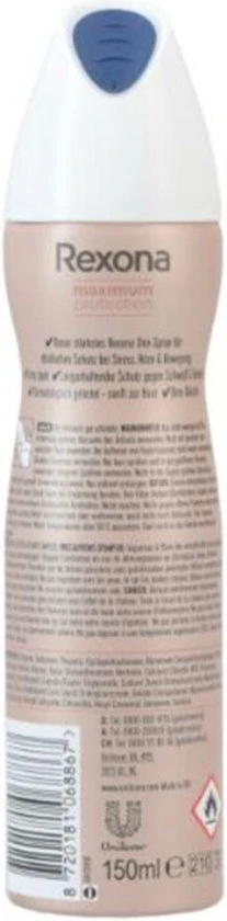 Top 10 ⭐ 6x Rexona Deodorant Spray Maximum Protection 150 Ml ???? 2 Top 10 ⭐ 6x Rexona Deodorant Spray Maximum Protection 150 Ml ???? - Afbeelding 2