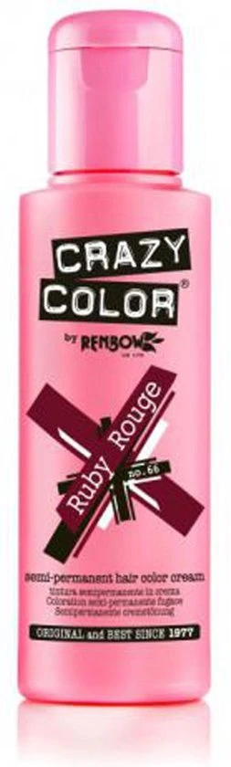 Flash-uitverkoop ✨ Crazy Color Ruby Rouge - Haarverf ???? 6 Flash-uitverkoop ✨ Crazy Color Ruby Rouge - Haarverf ???? - Afbeelding 6