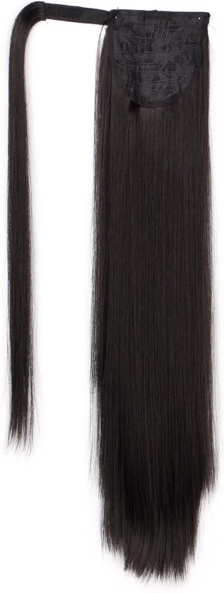 Goedkoopste ???? SassyGoods Wrap Around Ponytail Haar Extensions Paardenstaart Extension - Zwart - 65 Cm ???? 4 Goedkoopste ???? SassyGoods Wrap Around Ponytail Haar Extensions Paardenstaart Extension - Zwart - 65 Cm ???? - Afbeelding 4