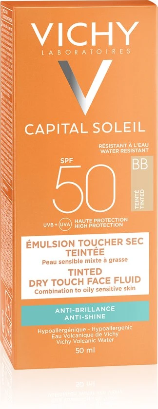 Flash-uitverkoop ✔️ Vichy Idéal Soleil BB Dry Touch Zonnebrand Crème SPF50 - 50 Ml - Matteert ✔️ 2 Flash-uitverkoop ✔️ Vichy Idéal Soleil BB Dry Touch Zonnebrand Crème SPF50 - 50 Ml - Matteert ✔️ - Afbeelding 2