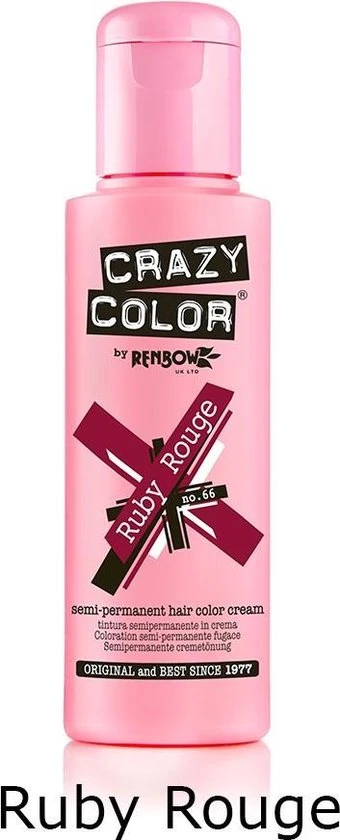 Flash-uitverkoop ✨ Crazy Color Ruby Rouge - Haarverf ???? 5 Flash-uitverkoop ✨ Crazy Color Ruby Rouge - Haarverf ???? - Afbeelding 5