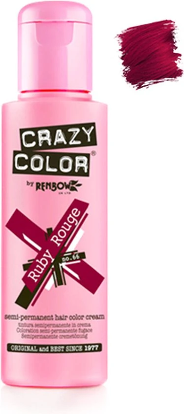 Flash-uitverkoop ✨ Crazy Color Ruby Rouge - Haarverf ???? 7 Flash-uitverkoop ✨ Crazy Color Ruby Rouge - Haarverf ???? - Afbeelding 7