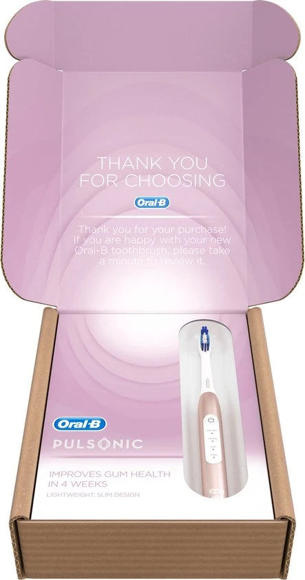 Gloednieuw ???? Oral B Oral-B Pulsonic Slim Luxe 4000 - Rose Gold - Elektrische Tandenborstel ???? 9 Gloednieuw ???? Oral B Oral-B Pulsonic Slim Luxe 4000 - Rose Gold - Elektrische Tandenborstel ???? - Afbeelding 9