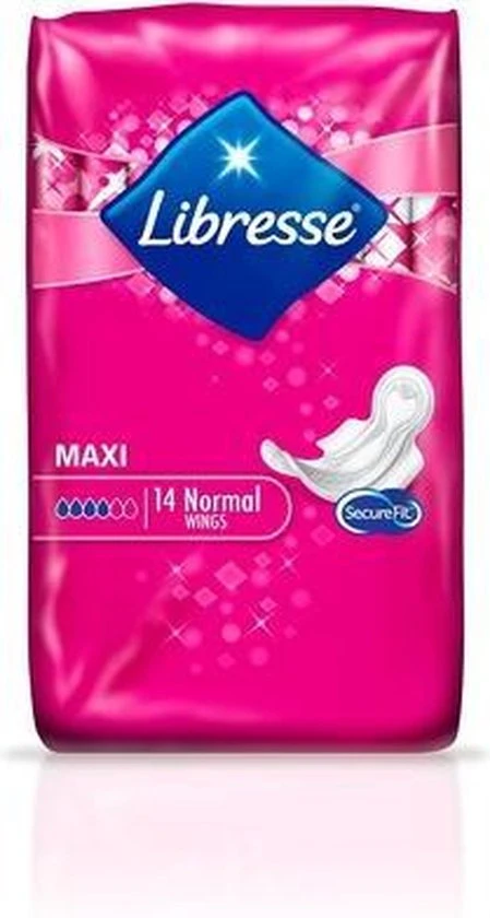 Goedkoop ???? Libresse Maandverband Maxi Normal Wing 14 Stuks β 4 Goedkoop ???? Libresse Maandverband Maxi Normal Wing 14 Stuks β - Afbeelding 4