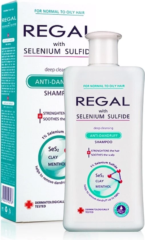 Beste Verkoop ???? Regal Anti Roos Shampoo - Diep Reinigend Met Selenium Sulfide - Voor Normaal En Vet Haar - 200ML ✔️ 1 Beste Verkoop ???? Regal Anti Roos Shampoo - Diep Reinigend Met Selenium Sulfide - Voor Normaal En Vet Haar - 200ML ✔️