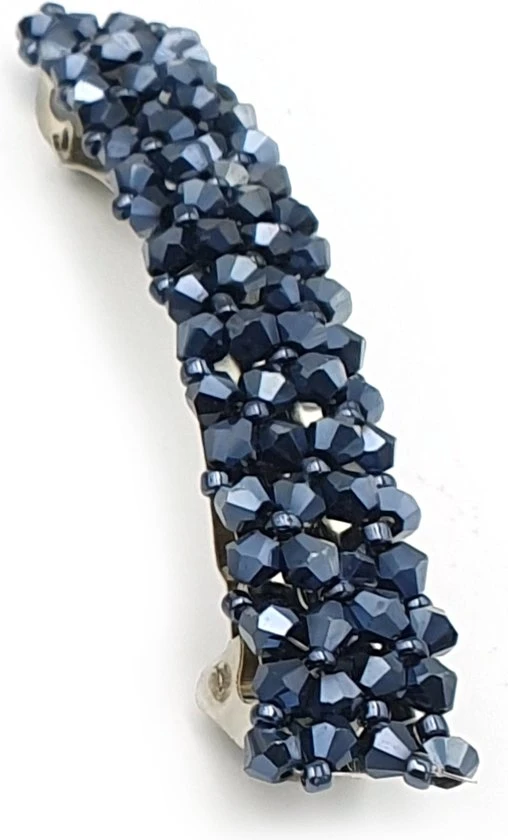 Top 10 ???? No Evil Grote Haarspeld Met Glinsterende Glaskraaltjes - Antraciet ???? 1 Top 10 ???? No Evil Grote Haarspeld Met Glinsterende Glaskraaltjes - Antraciet ????