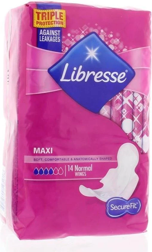 Goedkoop ???? Libresse Maandverband Maxi Normal Wing 14 Stuks β 3 Goedkoop ???? Libresse Maandverband Maxi Normal Wing 14 Stuks β - Afbeelding 3