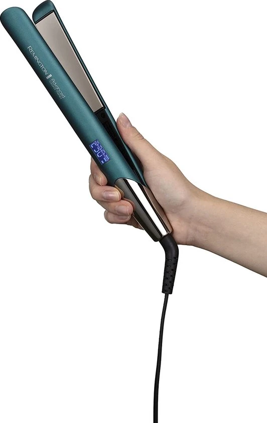 Beste Verkoop ???? Remington Advanced Coconut Therapy Ceramic Hair Straightener - Salon Performance 110 Mm Hair Straighteners With Integrated Temperature Sensor - S8648, Jade ???? 3 Beste Verkoop ???? Remington Advanced Coconut Therapy Ceramic Hair Straightener - Salon Performance 110 Mm Hair Straighteners With Integrated Temperature Sensor - S8648, Jade ???? - Afbeelding 3