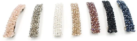 Top 10 ???? No Evil Grote Haarspeld Met Glinsterende Glaskraaltjes - Antraciet ???? 2 Top 10 ???? No Evil Grote Haarspeld Met Glinsterende Glaskraaltjes - Antraciet ???? - Afbeelding 2