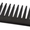 Uitgang ✨ Merkloos Haarkam Met Extra Brede Tanden - Grove Kam Voor Hoofdhaar - Zwart ????
