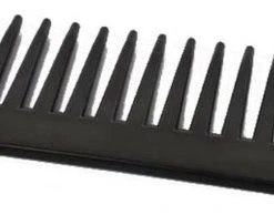 Uitgang ✨ Merkloos Haarkam Met Extra Brede Tanden - Grove Kam Voor Hoofdhaar - Zwart ????