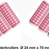 Aanbiedingen ✨ Rojafit Warmwaterkrullers - Ø 24 Mm X 70 Mm - 8 Stuks - Rose ????
