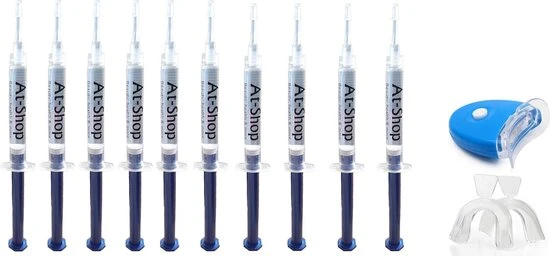 Beste deal ⭐ AT-Shop.nl Tanden Bleekset - 10 Effectieve Bleekgel Spuiten - Effectieve Gelspuiten - Tandenbleekset - Zonder Peroxide (0%) - Witte Tanden - Veilig Thuis Tanden Bleken - Tandenbleker ⌛ 1 Beste deal ⭐ AT-Shop.nl Tanden Bleekset - 10 Effectieve Bleekgel Spuiten - Effectieve Gelspuiten - Tandenbleekset - Zonder Peroxide (0%) - Witte Tanden - Veilig Thuis Tanden Bleken - Tandenbleker ⌛