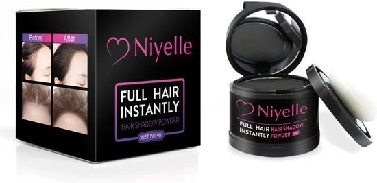 Groothandel ???? Niyelle Haarpoeder Donker Bruin - Haarverf - Haarvezels - Hair Powder Voor De Haarlijn En Kruin - 4 Gram ❤️ 2 Groothandel ???? Niyelle Haarpoeder Donker Bruin - Haarverf - Haarvezels - Hair Powder Voor De Haarlijn En Kruin - 4 Gram ❤️ - Afbeelding 2