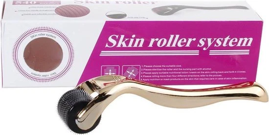 Uitgang ✔️ DRS Derma Roller 540 Naalden - 1.00mm | Gezichts- En Huidverzorging | Goud ???? 6 Uitgang ✔️ DRS Derma Roller 540 Naalden - 1.00mm | Gezichts- En Huidverzorging | Goud ???? - Afbeelding 6