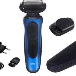 Korting ???? Braun 60-B1200s - Scheerapparaat - Blauw ❤️