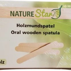 Kopen ???? Nature Star NatureStar Hars Wax Spatels Hout 100 Stuks - Tongspatel In Handige Hygiënische Dispenserdoos ✨