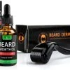 Flash-uitverkoop ⌛ LB Products™ Baardgroei Olie + Derma Baard Roller - 30 Ml ????