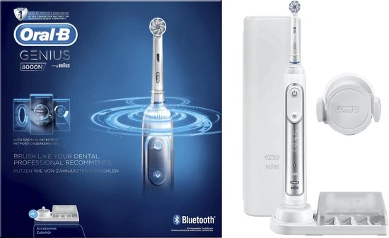 Begroting ???? Oral B Oral-B Genius 8000N - Elektrische Tandenborstel - Wit ✔️ 3 Begroting ???? Oral B Oral-B Genius 8000N - Elektrische Tandenborstel - Wit ✔️ - Afbeelding 3