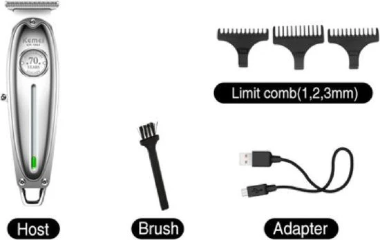 Coupon ???? Kemei KM-1949® - 2020 Upgraded - Extra Power - Hair Clipper - Trimmer - Tondeuse - Baardhaar - Hoofdhaar - 0mm - Fijne Lijntjes - Grof - Snel Opladen - Draadloos ???? 4 Coupon ???? Kemei KM-1949® - 2020 Upgraded - Extra Power - Hair Clipper - Trimmer - Tondeuse - Baardhaar - Hoofdhaar - 0mm - Fijne Lijntjes - Grof - Snel Opladen - Draadloos ???? - Afbeelding 4