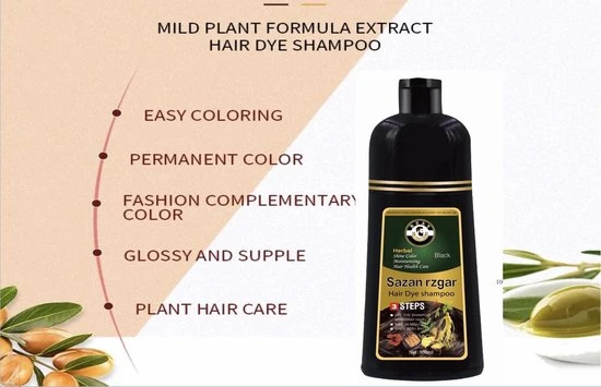 Groothandel ???? Bzav Zwart Haarverf Shampoo ???? 2 Groothandel ???? Bzav Zwart Haarverf Shampoo ???? - Afbeelding 2