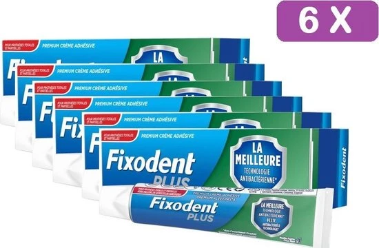 Flash-uitverkoop ???? 6x Fixodent Plus Duo Bescherming Antibacterieel - 40 Gram ???? 1 Flash-uitverkoop ???? 6x Fixodent Plus Duo Bescherming Antibacterieel - 40 Gram ????