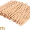 Aanbiedingen ???? IBP 100 Wegwerp Bokkepoot 7,5 Cm | Nagelriemverzorging | Cuticle Pusher | Manicure | Houten Stokjes | Wood Stiks | Nail Art ????