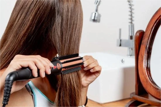 Beste Pirce ???? Stijltang Krultang 2 In 1 - ELDOM - Stijlborstel - Krulborstel - Stijl En Krultang - Krullen & Stijlen - Multistyler - Cadeautip Vrouwen ✔️ 4 Beste Pirce ???? Stijltang Krultang 2 In 1 - ELDOM - Stijlborstel - Krulborstel - Stijl En Krultang - Krullen & Stijlen - Multistyler - Cadeautip Vrouwen ✔️ - Afbeelding 4