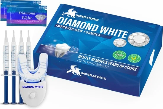 Beste Verkoop ???? Imperatoris Diamond White | Tandenbleekset– Inclusief Teeth Whitening Strips - Tandenbleek Strips – 3D LED – Wittere Tanden ???? 1 Beste Verkoop ???? Imperatoris Diamond White | Tandenbleekset– Inclusief Teeth Whitening Strips - Tandenbleek Strips – 3D LED – Wittere Tanden ????
