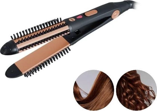 Beste Pirce ???? Stijltang Krultang 2 In 1 - ELDOM - Stijlborstel - Krulborstel - Stijl En Krultang - Krullen & Stijlen - Multistyler - Cadeautip Vrouwen ✔️ 1 Beste Pirce ???? Stijltang Krultang 2 In 1 - ELDOM - Stijlborstel - Krulborstel - Stijl En Krultang - Krullen & Stijlen - Multistyler - Cadeautip Vrouwen ✔️