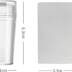 Beste deal ???? House Of Evrin Nagelstempel Met Schraper | Eenvoudige Franse Manicure | Nagel Kussen | Nail Art | Transparant | Stamp Set | Gel | Hoogwaardige Siliconen | Nagel Verzorging | Stempel Set | Nail Stamp | Transparante Jelly Stempel | Doorzichtig | Silicone ???? -Weleda Shop 550x394 1