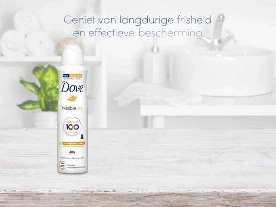Hete verkoop ???? Dove Invisible Dry Anti-transpirant Deodorant - 2 X 150 Ml - Voordeelverpakking ???? 2 Hete verkoop ???? Dove Invisible Dry Anti-transpirant Deodorant - 2 X 150 Ml - Voordeelverpakking ???? - Afbeelding 2
