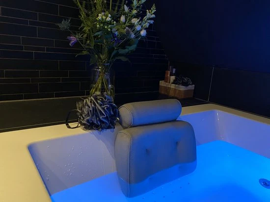 Beste Verkoop ???? House Of Essentials Luxe Spa Badkussen Grijs - Orthopedisch Spa Kussen Voor Rug/Schouders/Nek - 6 Anti Slip Zuignappen - Ergonomisch Design - Hoofdkussen Voor In Bad - Inclusief Loofah Scrub Spons ❤️ 7 Beste Verkoop ???? House Of Essentials Luxe Spa Badkussen Grijs - Orthopedisch Spa Kussen Voor Rug/Schouders/Nek - 6 Anti Slip Zuignappen - Ergonomisch Design - Hoofdkussen Voor In Bad - Inclusief Loofah Scrub Spons ❤️ - Afbeelding 7