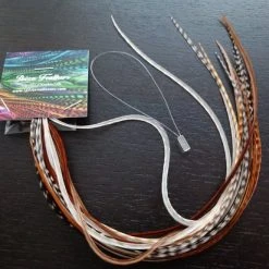 Groothandel ???? Merkloos 1 Set Van 20 Ibiza Feather Extensions XL 23cm T/m 32cm Dun Natuur ⌛