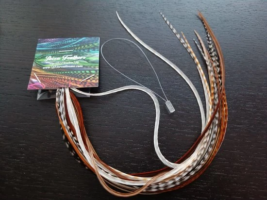Groothandel ???? Merkloos 1 Set Van 20 Ibiza Feather Extensions XL 23cm T/m 32cm Dun Natuur β 1 Groothandel ???? Merkloos 1 Set Van 20 Ibiza Feather Extensions XL 23cm T/m 32cm Dun Natuur β