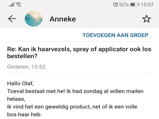 Beste recensies van ???? IMPERIO Premium Haarvezels Donkerbruin - Kaalheid Mannen - Alopecia Vrouwen - 100% Onzichtbaar ???? 11 Beste recensies van ???? IMPERIO Premium Haarvezels Donkerbruin - Kaalheid Mannen - Alopecia Vrouwen - 100% Onzichtbaar ???? - Afbeelding 11