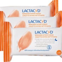 Kopen ???? Lactacyd Verzorgende Tissues - Intieme Doekjes - 3x15 Stuks - Intieme Hygiëne ????