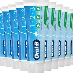 Goedkoopste ???? Oral B 12x Oral-B Tandpasta 1-2-3 Frisse Mint 75 Ml ???? -Weleda Shop 550x424