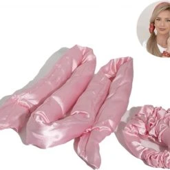 Goedkoopste ⭐ INTER-ESQUE - Heatless Curls - Krulspelden - Haarrollers + Gratis Scrunchies - Roze ???? -Weleda Shop 550x428 1