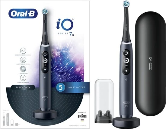 Groothandel ???? Oral B Oral-B IO - 7n - Black Elektrische Tandenborstel Ontworpen Door Braun ❤️ 1 Groothandel ???? Oral B Oral-B IO - 7n - Black Elektrische Tandenborstel Ontworpen Door Braun ❤️