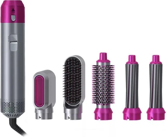 Beste Pirce ???? DI ANGELO Föhnborstel - 5-in-1 Multi Styler - Krultang - Hairwrap - Airstyler - Krulborstel - Hairstyler - Oktober 2022 Edition ???? 3 Beste Pirce ???? DI ANGELO Föhnborstel - 5-in-1 Multi Styler - Krultang - Hairwrap - Airstyler - Krulborstel - Hairstyler - Oktober 2022 Edition ???? - Afbeelding 3