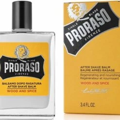 Begroting ???? Proraso Aftershave Balsem Wood And Spice 100 Ml. ✔️