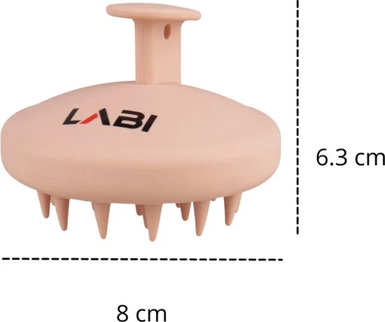 Nieuw ???? Labi - Haarborstel Antiklit - Siliconen Haarborstel - Anti Roos - Haarverzorging - Haargroei - Met Gratis Zeepzakje! ✨ 4 Nieuw ???? Labi - Haarborstel Antiklit - Siliconen Haarborstel - Anti Roos - Haarverzorging - Haargroei - Met Gratis Zeepzakje! ✨ - Afbeelding 4