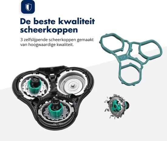 Nieuw β Pitt & Co. Scheerkop Geschikt Voor Philips SensoTouch - RQ11/50 – Scheerkoppen – Scheermesjes – Scheerhoofd - Blauw ???? 5 Nieuw β Pitt & Co. Scheerkop Geschikt Voor Philips SensoTouch - RQ11/50 – Scheerkoppen – Scheermesjes – Scheerhoofd - Blauw ???? - Afbeelding 5