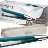Beste Verkoop ???? Remington Advanced Coconut Therapy Ceramic Hair Straightener - Salon Performance 110 Mm Hair Straighteners With Integrated Temperature Sensor - S8648, Jade ????