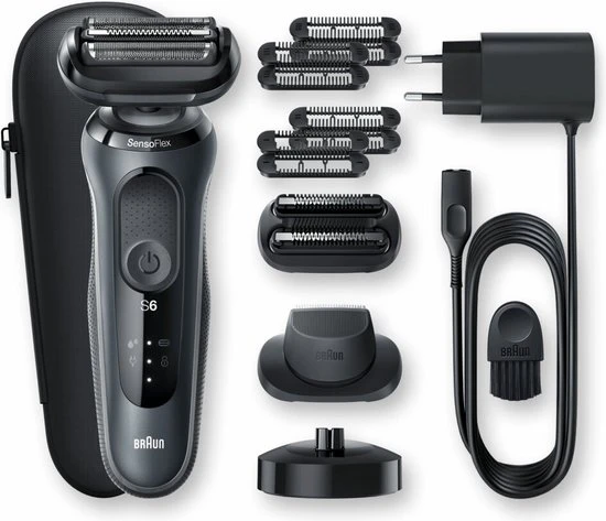 Beste Verkoop ⌛ Braun Series 6 60-N4820cs Grijs - Elektrisch Scheerapparaat Met Precisietrimmer En Baardtrimmer ❤️ 3 Beste Verkoop ⌛ Braun Series 6 60-N4820cs Grijs - Elektrisch Scheerapparaat Met Precisietrimmer En Baardtrimmer ❤️ - Afbeelding 3