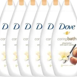 Goedkoop ???? Dove Badschuim - Sheabutter Met Warme Vanille - 6 X 500 Ml ????